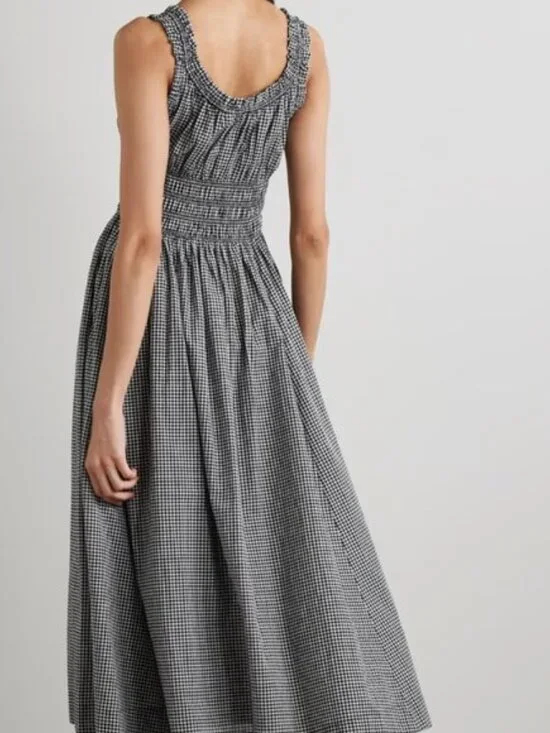 Doen Monochrome Check Midi Dress - Picture 4 of 7